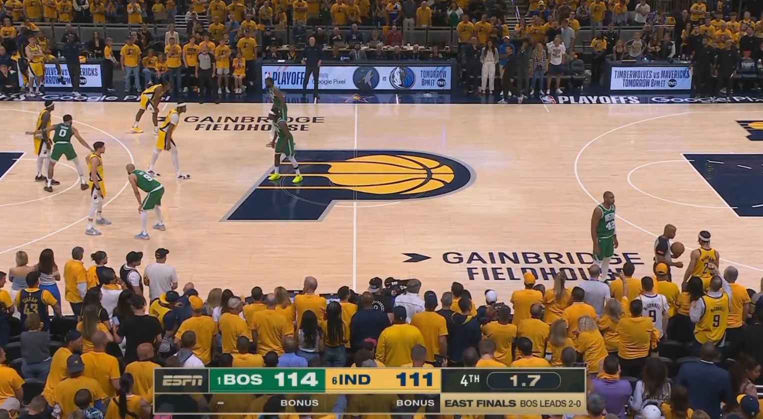 并不是偶然！步行者去年東決G3曾用過相同戰(zhàn)術(shù)&可惜絕平綠軍未果