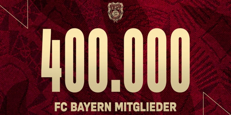 拜仁官方：俱樂部會員人數(shù)達40萬，刷新全球體育俱樂部會員數(shù)紀(jì)錄