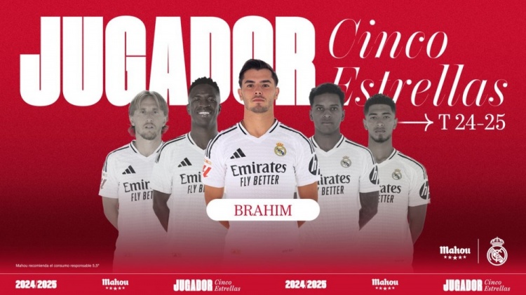 客戰(zhàn)曼城打進扳平球！皇馬官方：迪亞斯被球迷票選為隊內(nèi)2月最佳