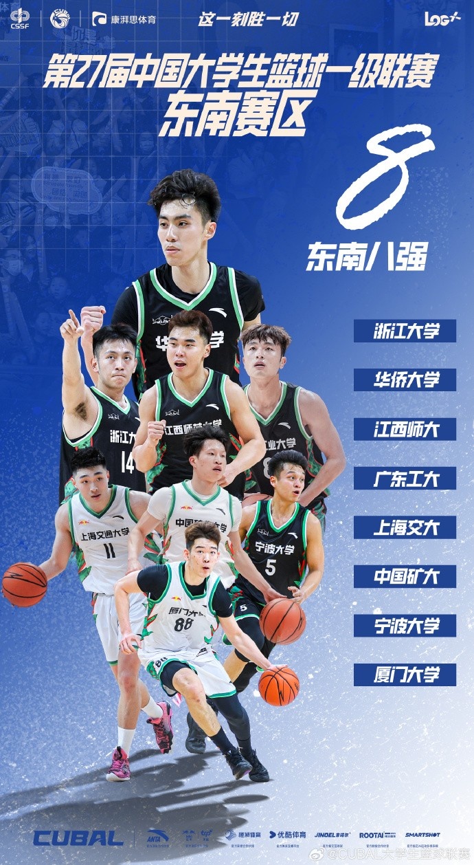 浙大&廈大在列！CUBAL東南賽區(qū)八強(qiáng)出爐 誰(shuí)將直通全國(guó)賽 今日見！