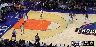 這是誰的部將？吉萊斯皮接杜蘭特傳球命中關(guān)鍵三分 太陽領(lǐng)先5分