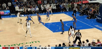 里突外投！安芬尼-西蒙斯無(wú)解單打4分鐘內(nèi)得到13分