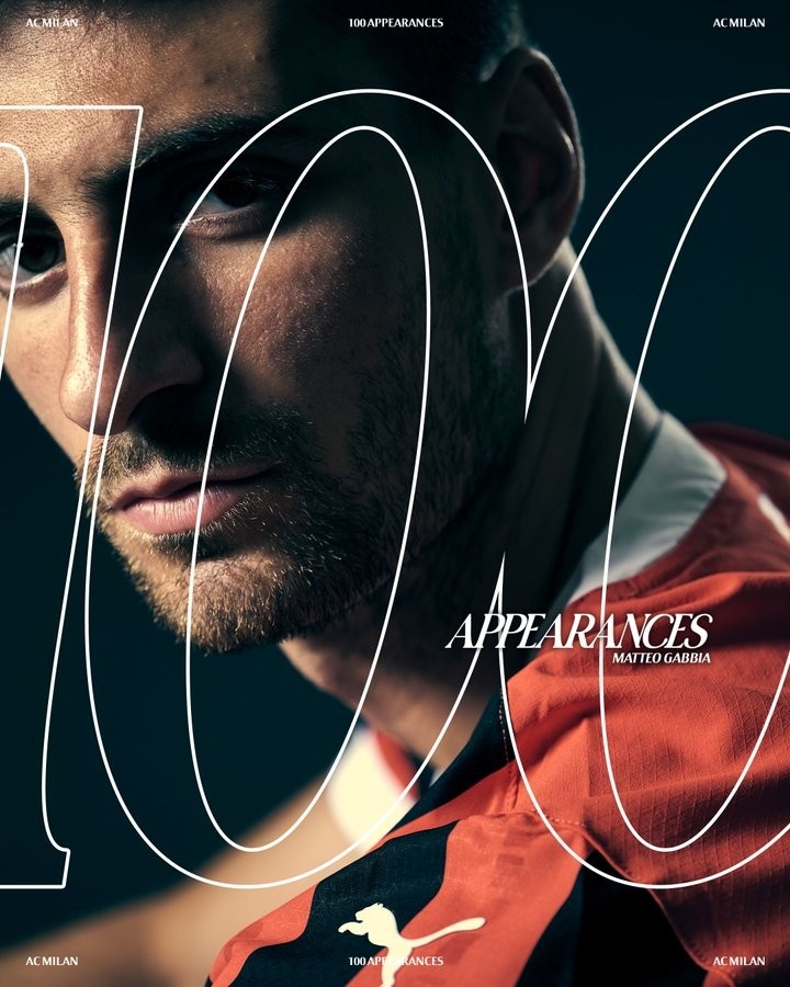 官方：25歲加比亞達(dá)成米蘭100場(chǎng)里程碑，此前5球1助攻+2冠軍