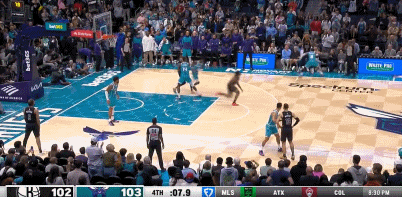 致勝蓋帽！布里奇斯沉著冷靜從底線殺出補(bǔ)防 單臂大帽托馬斯