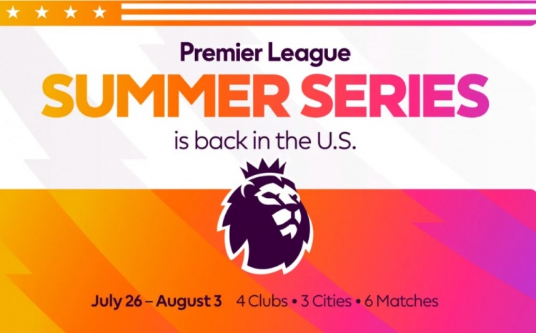 英超官方：伯恩茅斯、埃弗頓、曼聯(lián)、西漢姆將參加今年美國季前賽