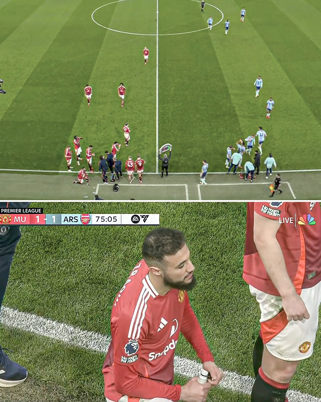 日落后開齋！曼聯vs阿森納第76分鐘中斷，以供過齋月球員簡單進食