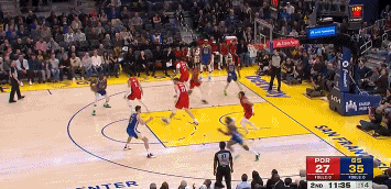 順風(fēng)球我很行！希爾德外線借掩護(hù)直接命中三分&目前三分4中3