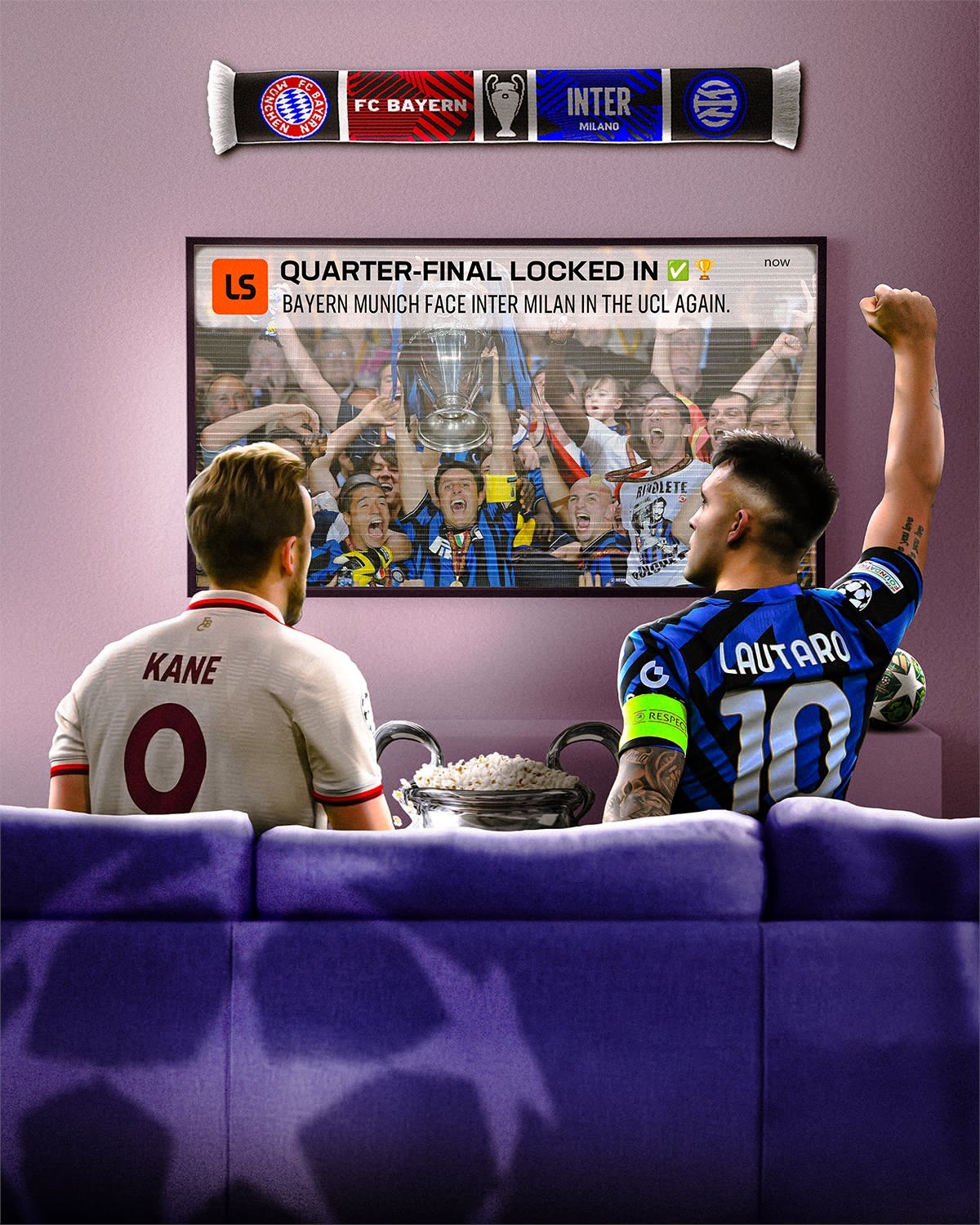 強強對話！歐冠八強首組對陣出爐：拜仁vs國米