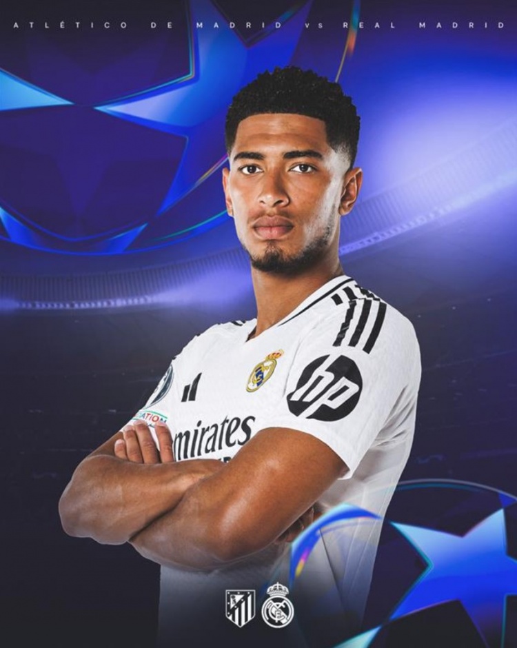 皇馬&馬競曬海報預(yù)熱德比戰(zhàn)，貝林厄姆&阿爾瓦雷斯均單人出鏡