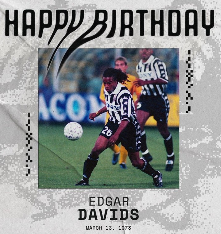 曾隨隊三奪意甲冠軍，尤文官方?！耙柏i”戴維斯52歲生日快樂