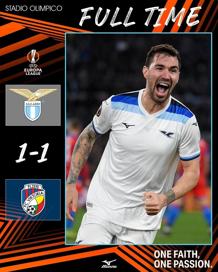 突破！淘汰比爾森勝利，拉齊奧自17-18賽季以來首次打進歐戰(zhàn)八強