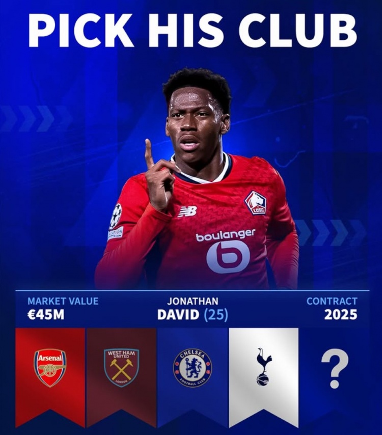 今夏免簽！25歲中鋒戴維40場23球10助，德轉(zhuǎn)列潛在下家：槍錘車刺