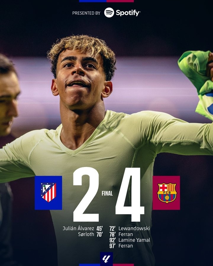 下月國(guó)王杯再戰(zhàn)！巴薩此前對(duì)馬競(jìng)5連勝，本賽季近3場(chǎng)1勝1平1負(fù)