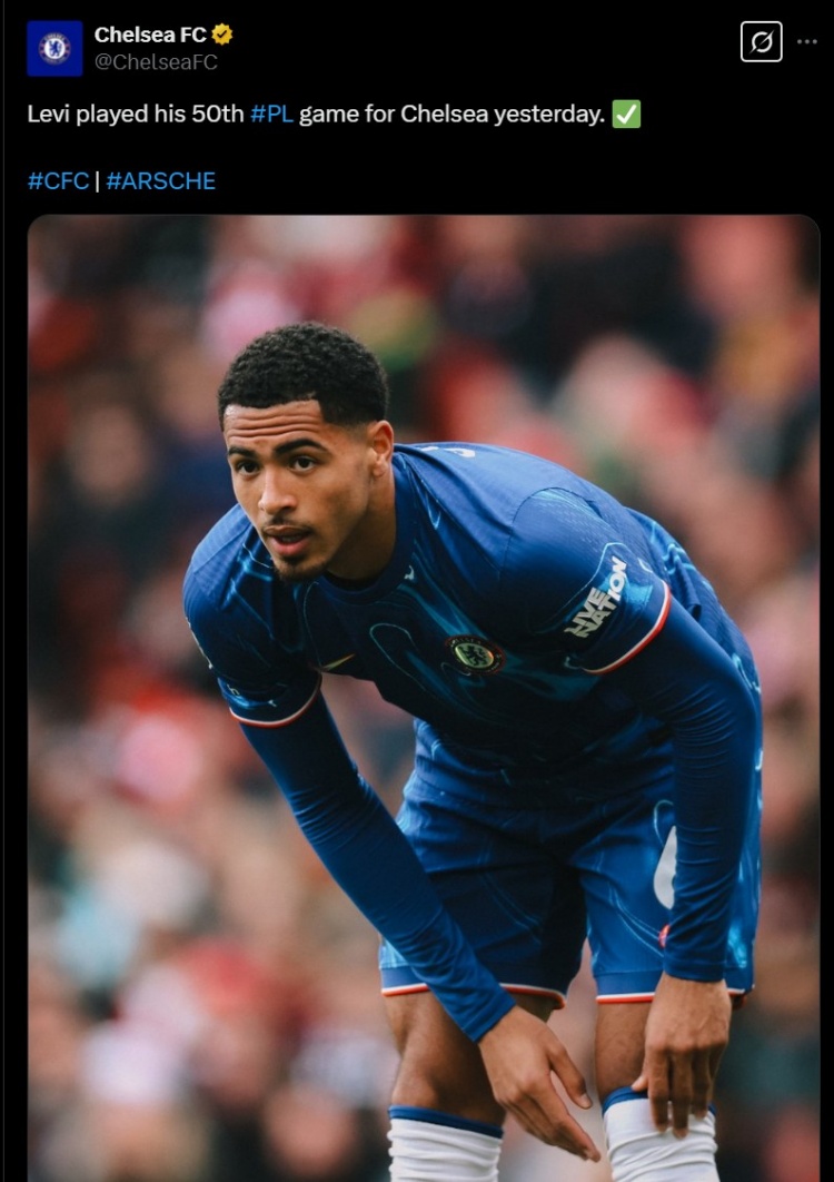 已成后防中堅(jiān)，科爾維爾達(dá)成切爾西生涯50場(chǎng)英超里程碑