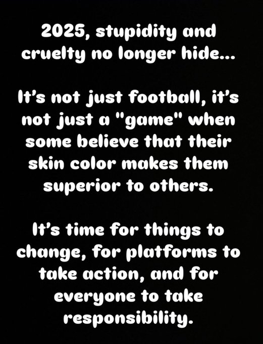 福法納譴責(zé)種族歧視：有人認(rèn)為靠膚色就更優(yōu)越，這不只是足球問(wèn)題