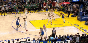 關(guān)鍵挑戰(zhàn)！庫(kù)里突破拋投撞倒威少被吹進(jìn)攻犯規(guī) 勇士挑戰(zhàn)成功