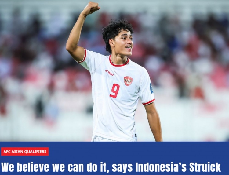 印尼歸化前鋒：我們不比任何人差，本應(yīng)戰(zhàn)勝中國和巴林