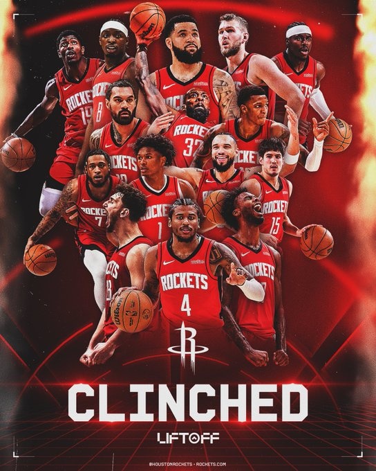 我們殺回來了！至少能打附加賽 火箭官推制作海報(bào)慶祝