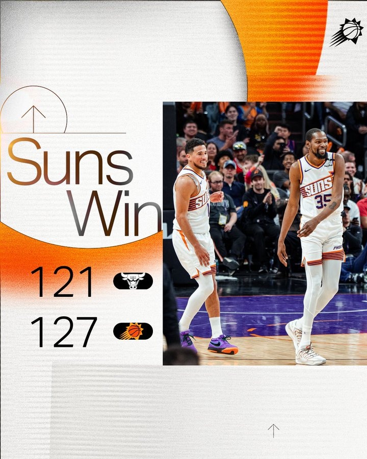 笑容重回臉龐！太陽官方曬贏球海報 布克&杜蘭特登上封面