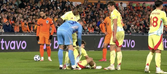 科貝電臺：庫巴西腳踝扭傷，勒諾爾芒腳踝進(jìn)行冰敷