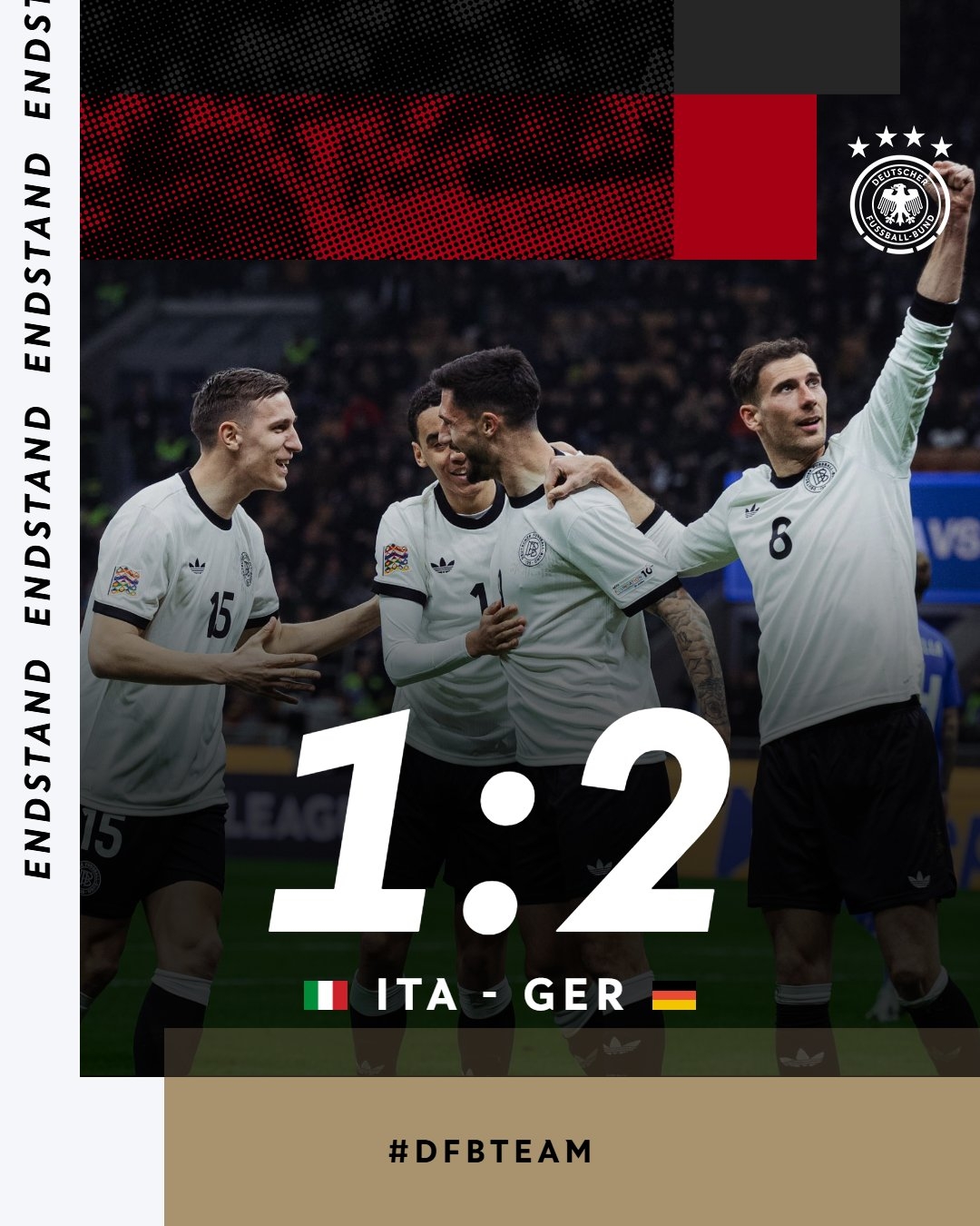 意大利vs德國有60334人現(xiàn)場觀戰(zhàn)，球票收入168萬歐創(chuàng)造新紀(jì)錄