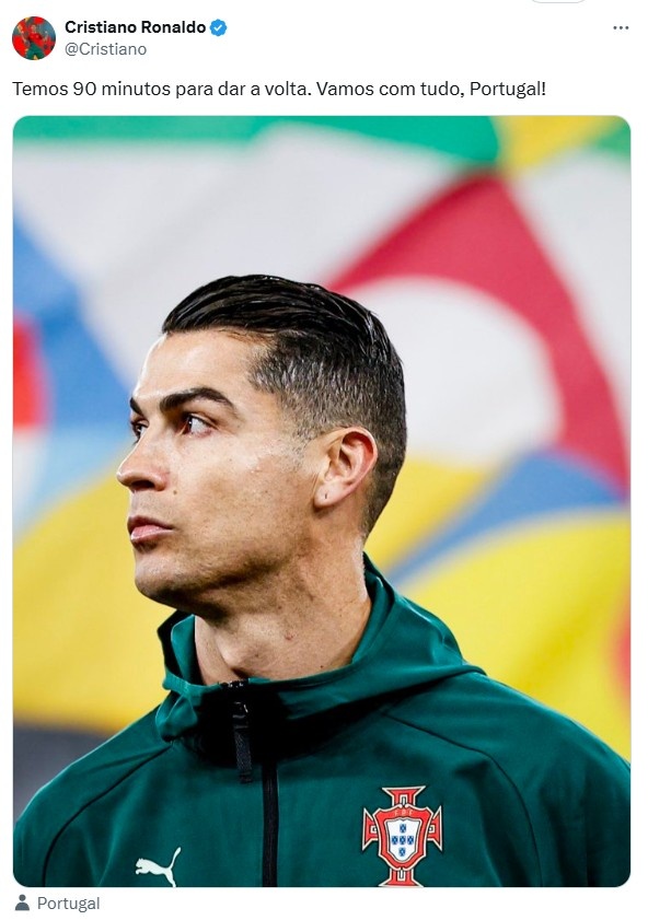 C羅社媒鼓勵球隊：有90分鐘時間扭轉(zhuǎn)局面，讓我們?nèi)σ愿? > </a>
                        <div   id=