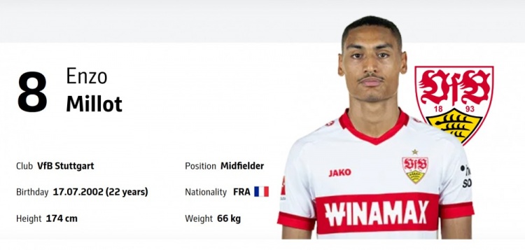 圖片報：阿森納、熱刺、利雅得勝利關注斯圖加特中場恩佐-米洛