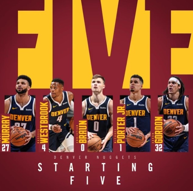 掘金今日戰(zhàn)開(kāi)拓者首發(fā)：穆雷復(fù)出搭檔威少 約基奇繼續(xù)缺陣