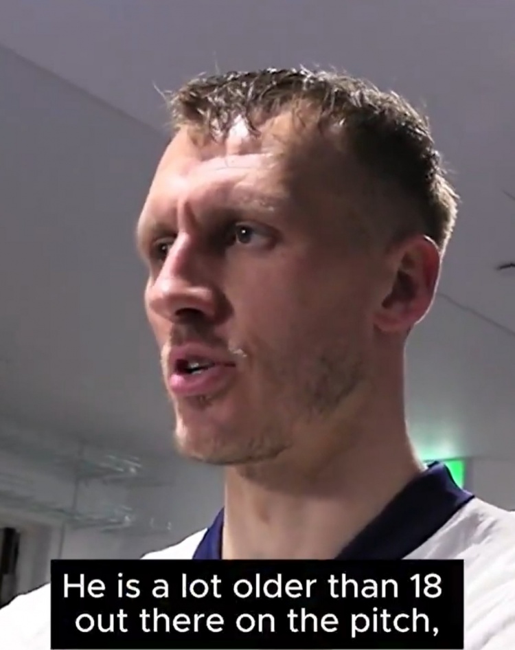 丹-伯恩盛贊斯凱利：他發(fā)揮出色非常冷靜，表現(xiàn)得比18歲成熟很多