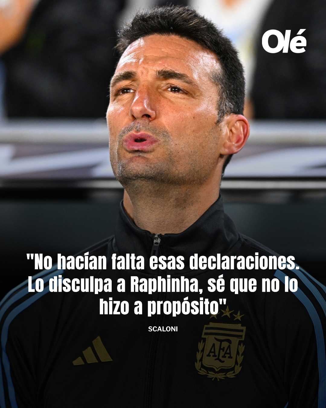 斯卡洛尼回應(yīng)拉菲尼亞言論：我原諒他，他只是在捍衛(wèi)自己的球隊(duì)