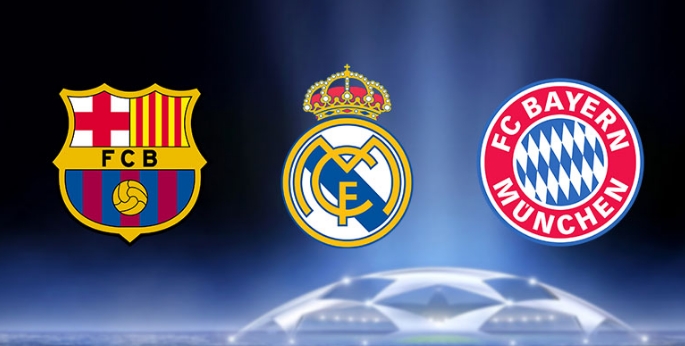 歐冠歷史總晉級(jí)八強(qiáng)次數(shù)：皇馬39次、拜仁34次、巴薩24次列前三