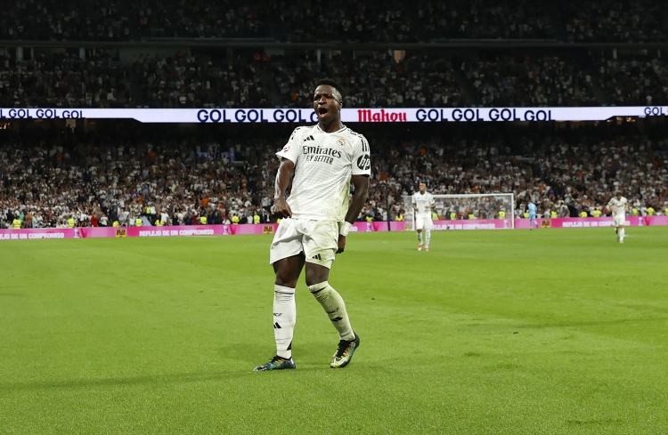 維尼修斯打進(jìn)皇馬生涯第102球，隊(duì)史射手榜超越拉莫斯和薩莫拉諾