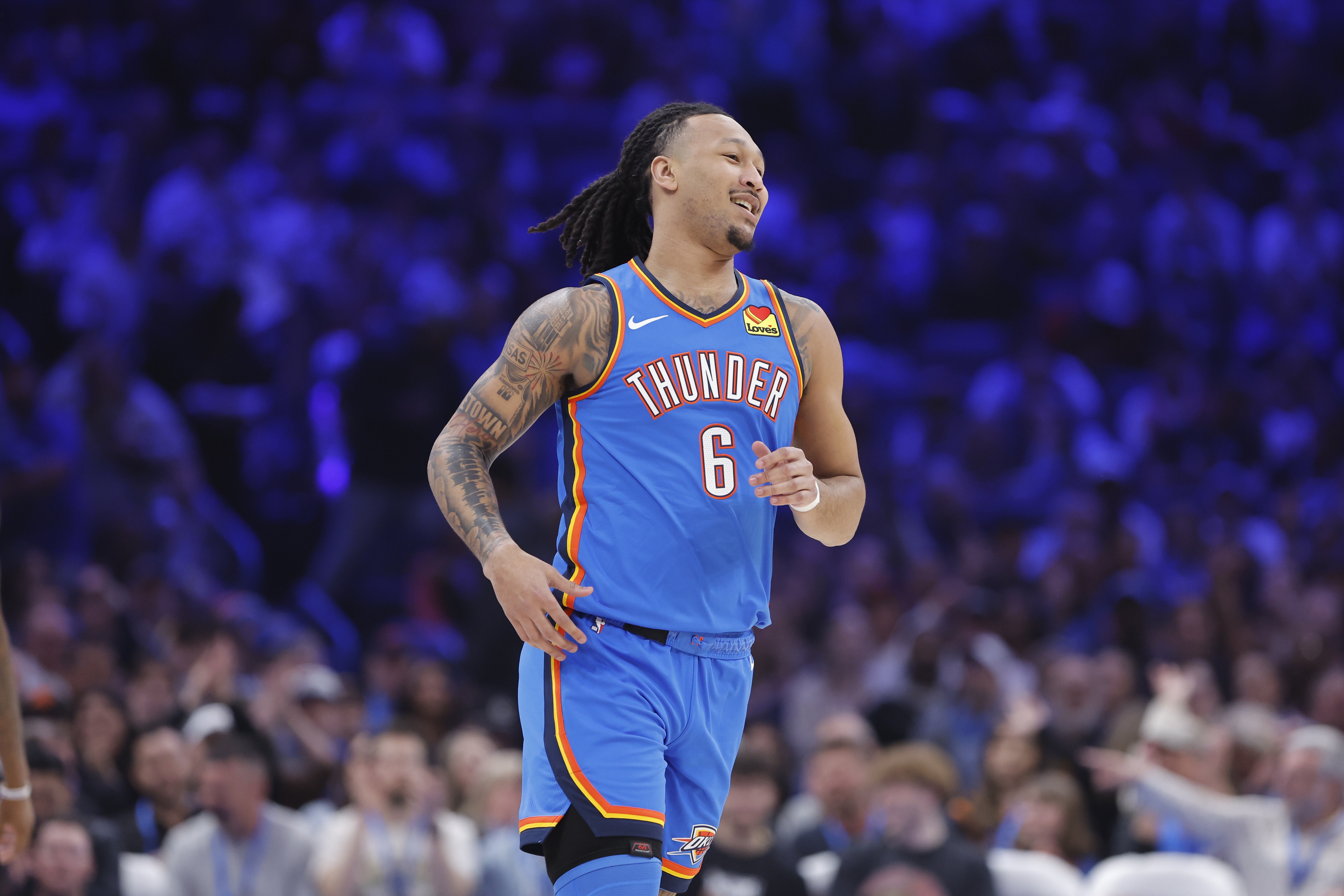 杰林-威廉姆斯談三雙：隊(duì)友為我創(chuàng)造了很多空位 我想投進(jìn)那些球