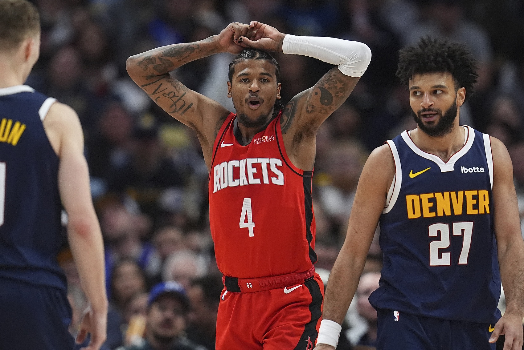 約基奇缺陣！火箭10連勝穩(wěn)了？ESPN預(yù)測(cè)明日勝率：火箭高達(dá)85.4%